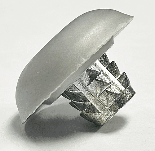 T- Nut – Encapsulated Grey, Barbed, 5/16-18″ x 1/2″