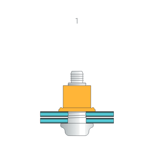 Bobtail Huck Bolt - Pin Inserted Bobtail Huck Bolt - Pin Inserted