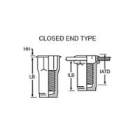 M10x1.5 ISO, A-H Series , Grip: 3.8-7.90, Aluminum, Part #A4101538