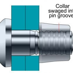 full avdelok collar swaged with bolt