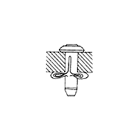 Gesipa Dome Head Bulb-tite Rivets (set diagram)