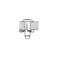 Gesipa Low Profile Head Bulb-tite Rivet (set diagram)