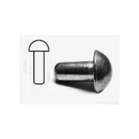 AN 430 AD 12-16 Round Head Solid Rivet (Hard), 3/8″ x 1″