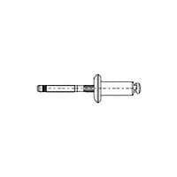 AD8140TFBS Aluminum/Steel T-Rivet, 1/4″