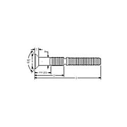 C50L90-BR16-8 Countersunk Huck Bolt, 1/2″ Dia.
