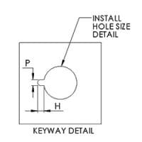 Sherex #SXS10-266CY NAS 1330 Countersunk Head Style