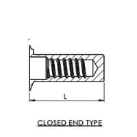 Sherex #SXS10-266CY NAS 1330 Countersunk Head Style