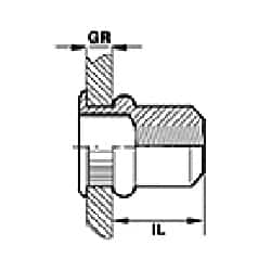 Sherex CAO2 Series – #CAO2-1015-5.1 – Rivet Nut – Steel
