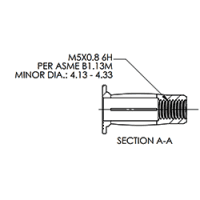 Sherex CPB Series – #CPB2-580-8.1 – Rivet Nut – Steel