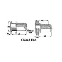 Sherex CAK Series – #CAK2-3118-150 – Rivet Nut – Steel